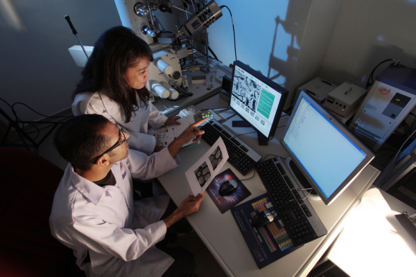 Scientists in a lab.